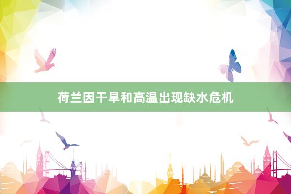 荷兰因干旱和高温出现缺水危机