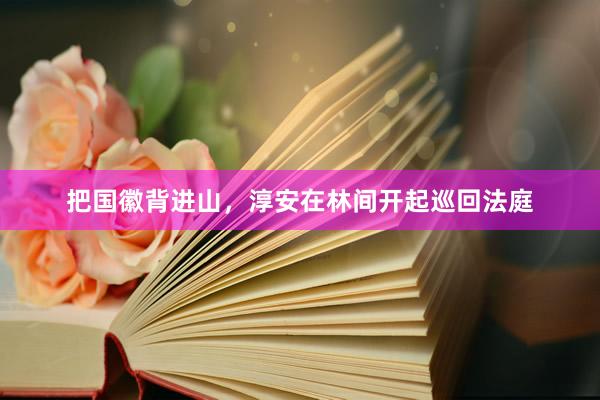 把国徽背进山，淳安在林间开起巡回法庭