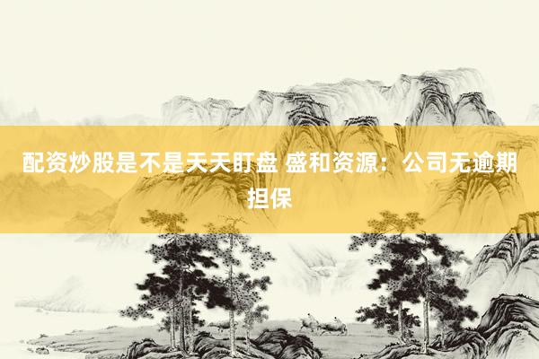 配资炒股是不是天天盯盘 盛和资源：公司无逾期担保